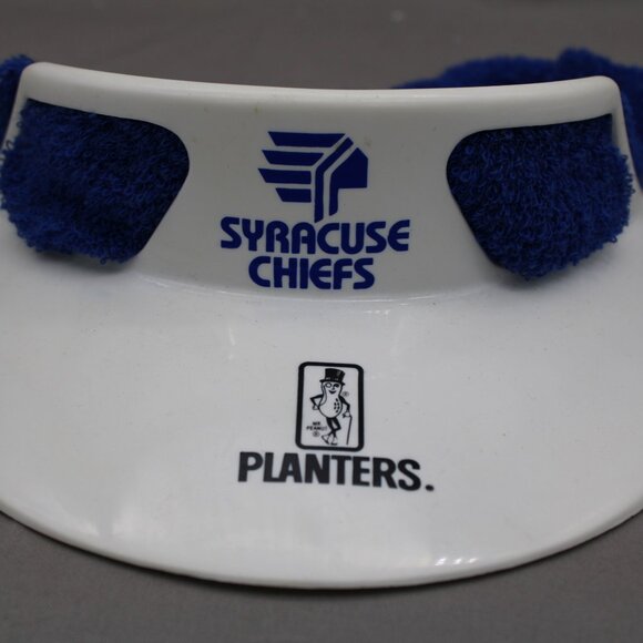 Syracuse Chiefs Visor (VTG) - In Game Promo by Planters Peanut - Adult One Size - Picture 2 of 7